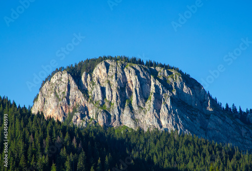 Landscape with Suhardul Mic peak from the Hasmas mountains - Romania photo