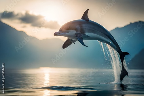 dolphin jumping in water © Shahryar