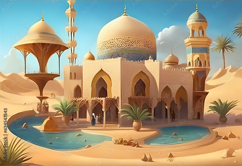 Arabic mosque