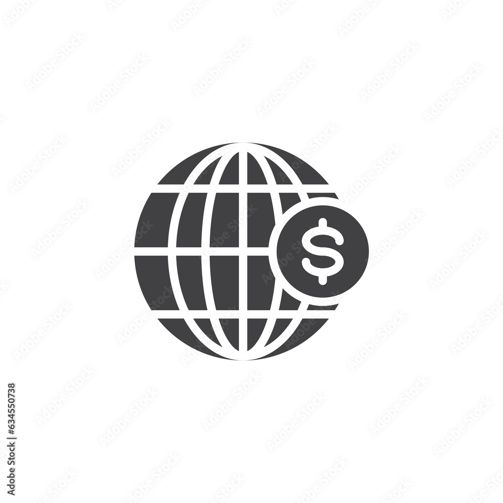 World economy vector icon