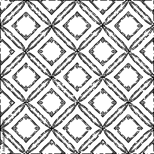 White background with black Dashes lines. Plain background with  simpe pattern. Black and white color. Abstract background for web page, textures, card, poster, fabric, textile.