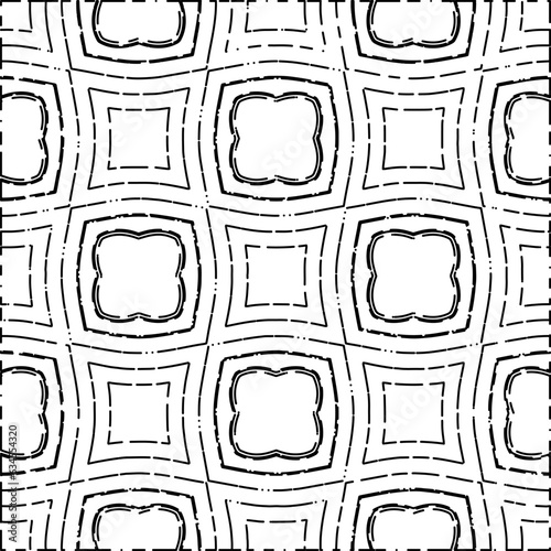 White background with black Dashes lines. Plain background with  simpe pattern. Black and white color. Abstract background for web page, textures, card, poster, fabric, textile.