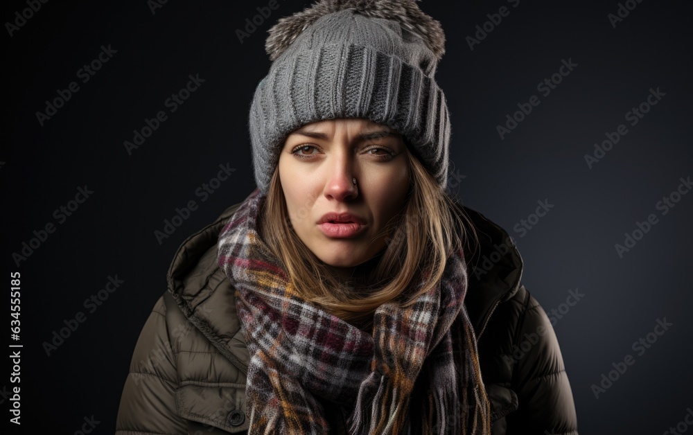 Cold season: Portrait of a snotty man at the moment of sneezing. Cold season: Portrait of a snotty man at the moment of sneezing.