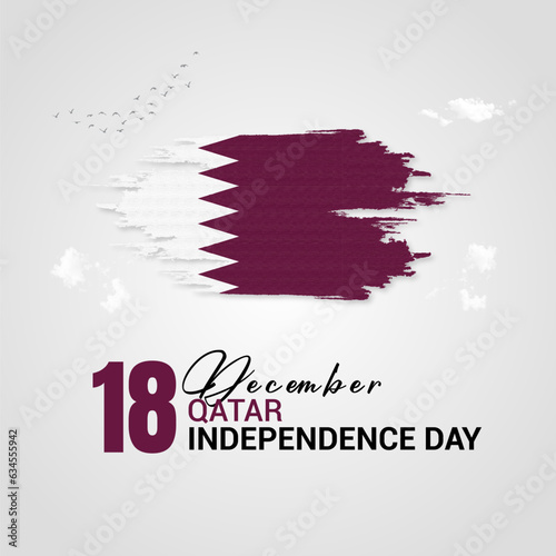 Qatar independence day design