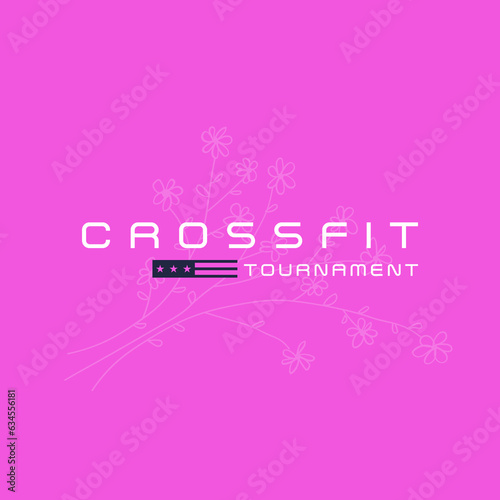 Cross fit typography slogan for t shirt printing, tee graphic design.  