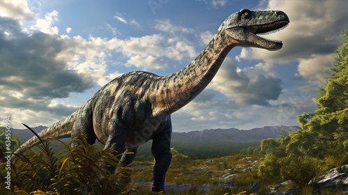 Plateosaurus, a dinosaur that lived millions of years ago © LELISAT