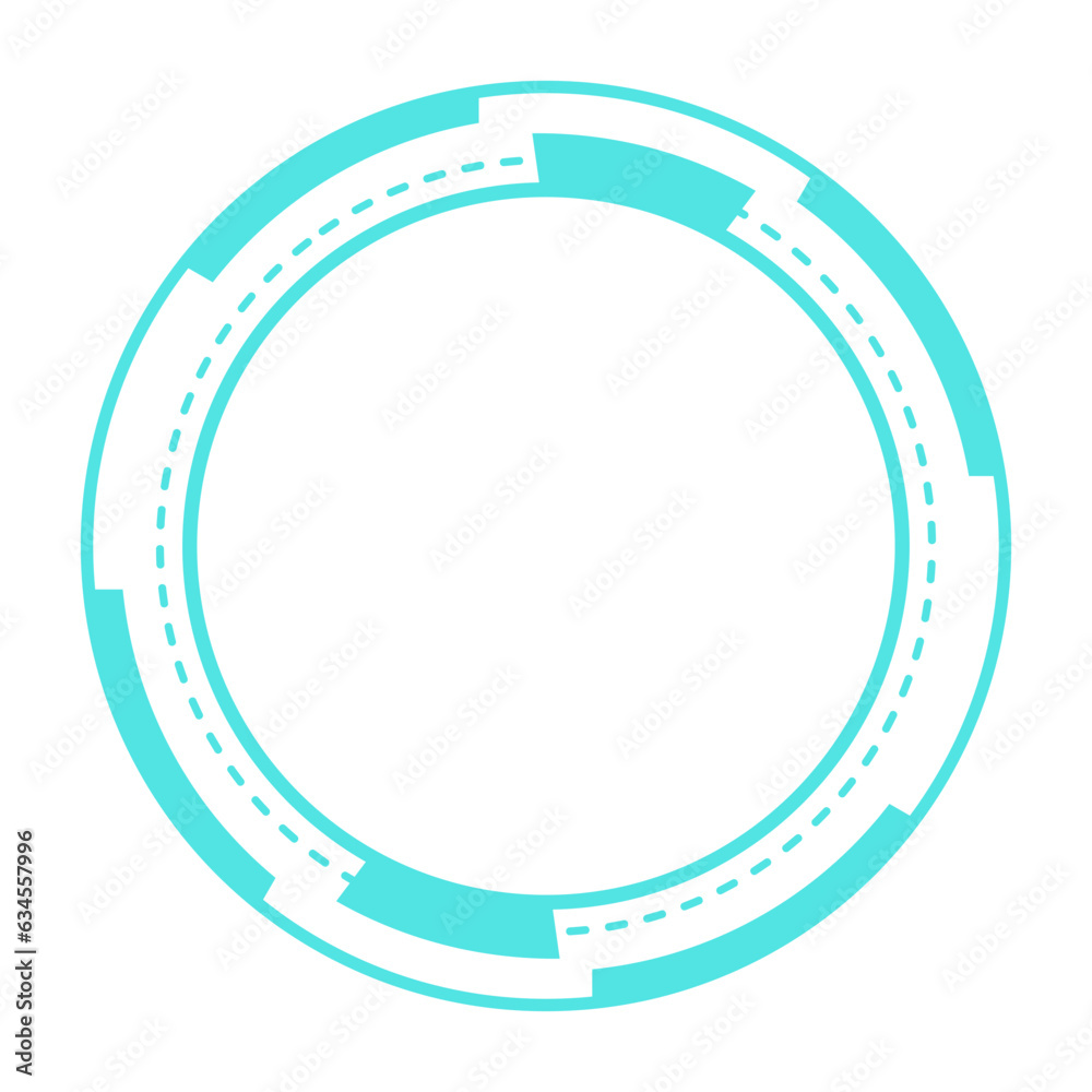 Futuristic Circle Frame Futuristic Circle Frame