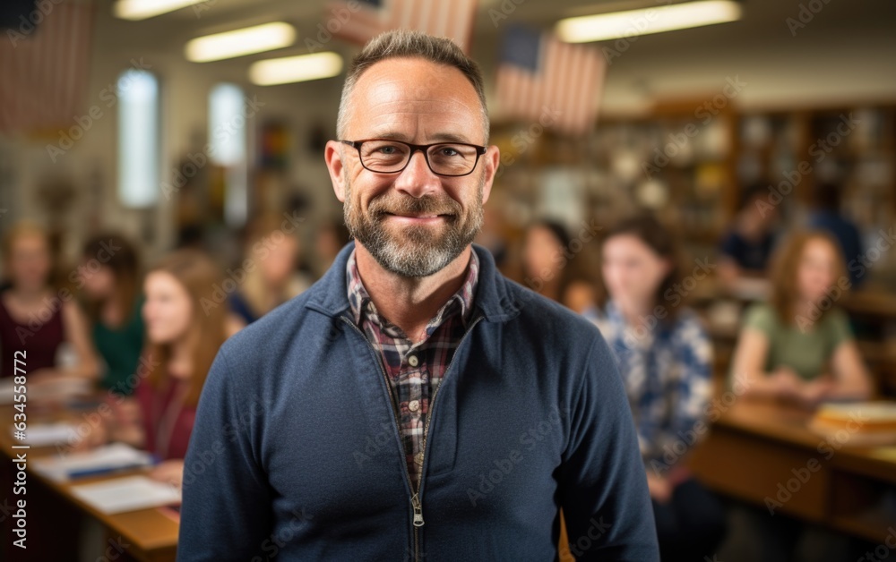 The depth of knowledge reflected in the eyes: A veteran educator. The depth of knowledge reflected in the eyes: A veteran educator.