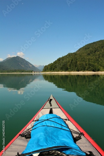 kayak first person view on a lake  © johannes81