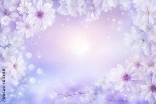 Flowers background, Generated using AI