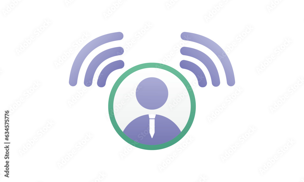 Influencer linear icon outline modern influencer logo concept.on white background.Vector Design Illustration. Influencer linear icon outline modern influencer logo concept.on white background.Vector Design Illustration.