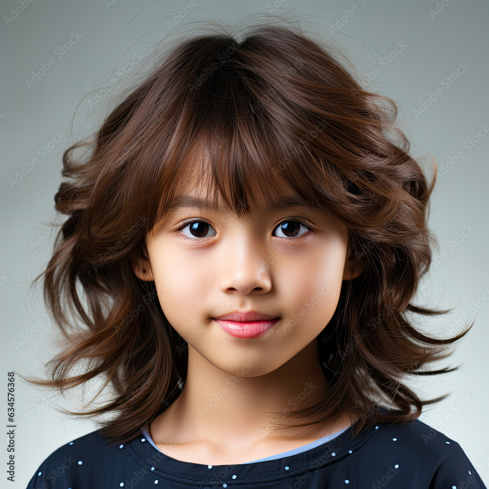 A professional studio headshot capturing the radiant eyes of a 12-year-old Kazakhstani girl. A professional studio headshot capturing the radiant eyes of a 12-year-old Kazakhstani girl.