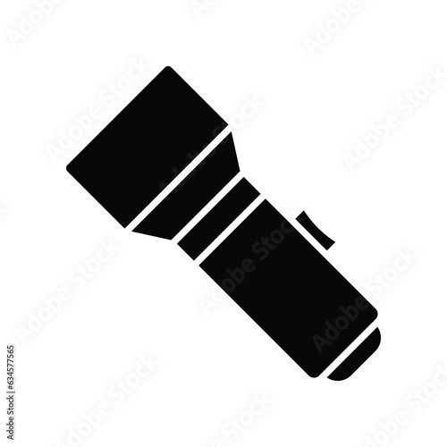 flashlight icon vector design template simple and modern