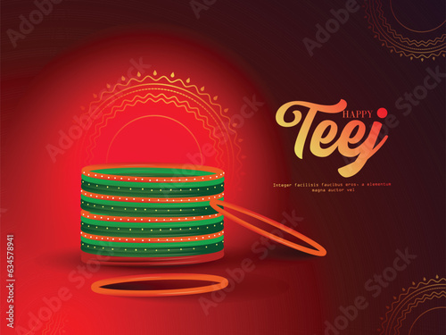 indian festival Happy Haryali Teej and Hartalika Teej