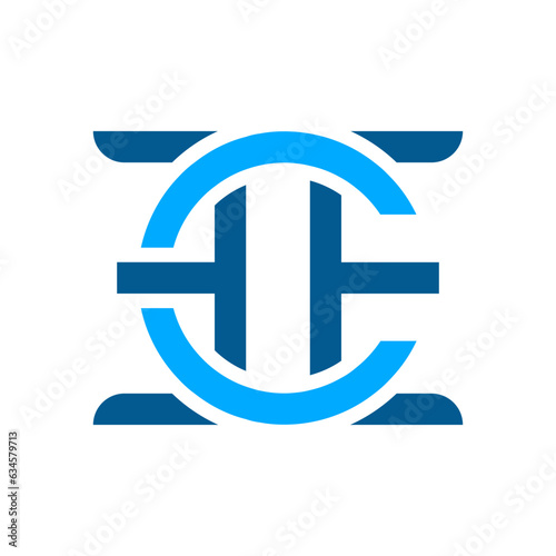 EEC monogram vector design illustration photo