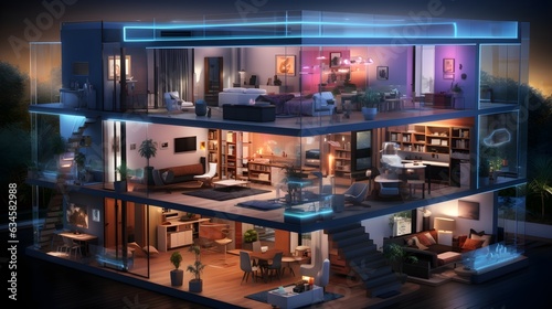 Creating Intelligent Homes: 3D Insights into Smart Home Automation