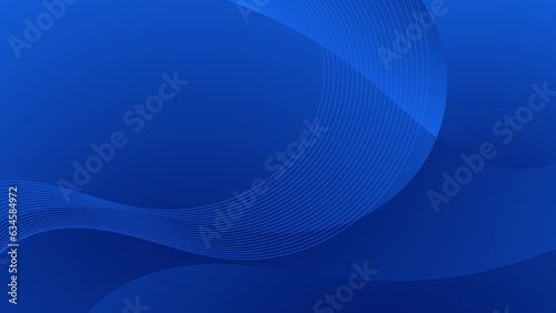 blue wave abstract background with lines