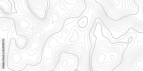 Canvas-taulu Abstract topographic contours map background