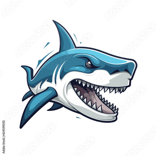 vector Illustration mascot Shark