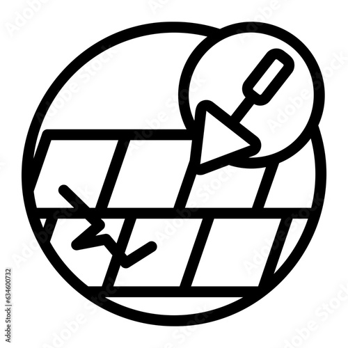 floor repair icon