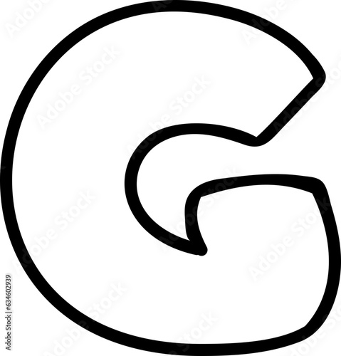 Full stop alphabet line letter display font.