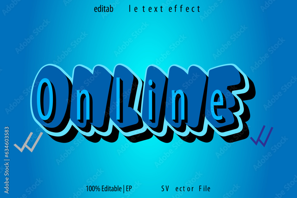 Online editable text effect emboss flat style Online editable text effect emboss flat style