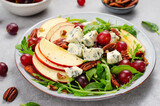 Fresh Apple Salad with Blue Cheese, Grapes, Pecans and Salad Mix, Fall Salad, Comfort Food