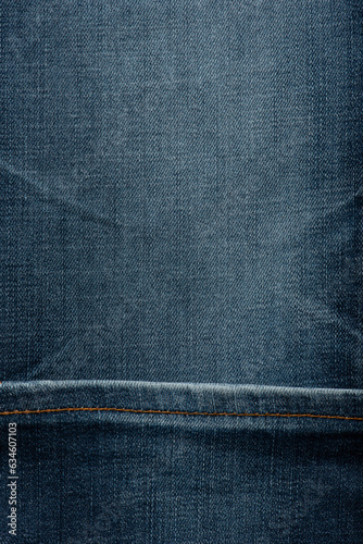 Detail of denim jean fabric texture