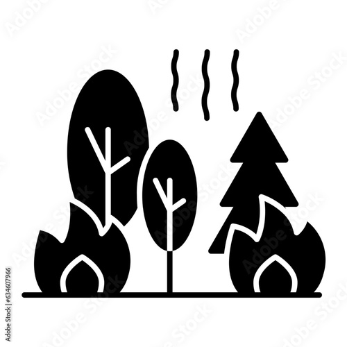 forest fire icon