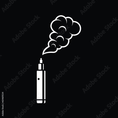 Electronic E-cigarette vape icon,symbol,sign etc.