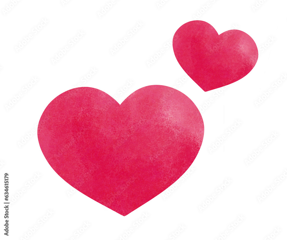 red heart shape
