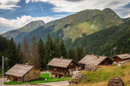 Bild auf Leinwand Les Lindarets, haute Savoie