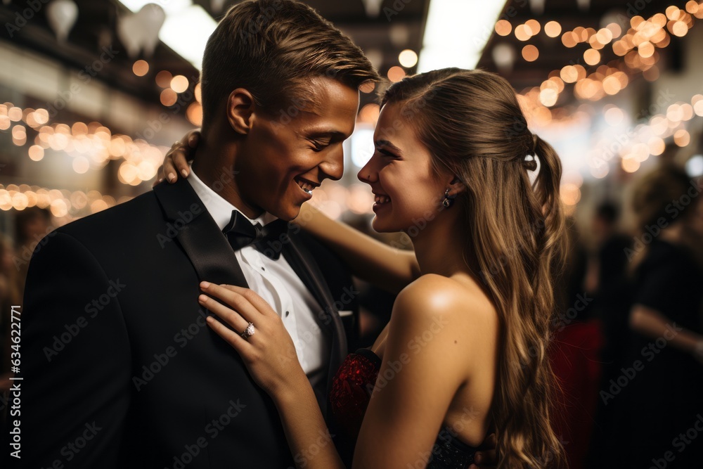 Couples Elegantly Dancing Together, Generative AI Couples Elegantly Dancing Together, Generative AI