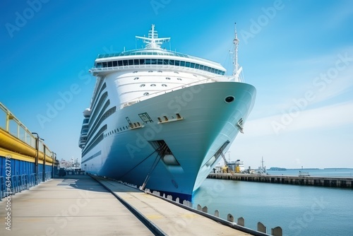Nose of the cruise ship near the pier © Оксана Олейник