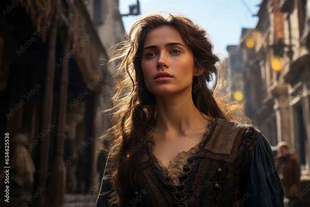 Movie Character In A Historical Setting, Generative AI Movie Character In A Historical Setting, Generative AI