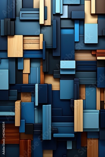 abstract background made of cubes