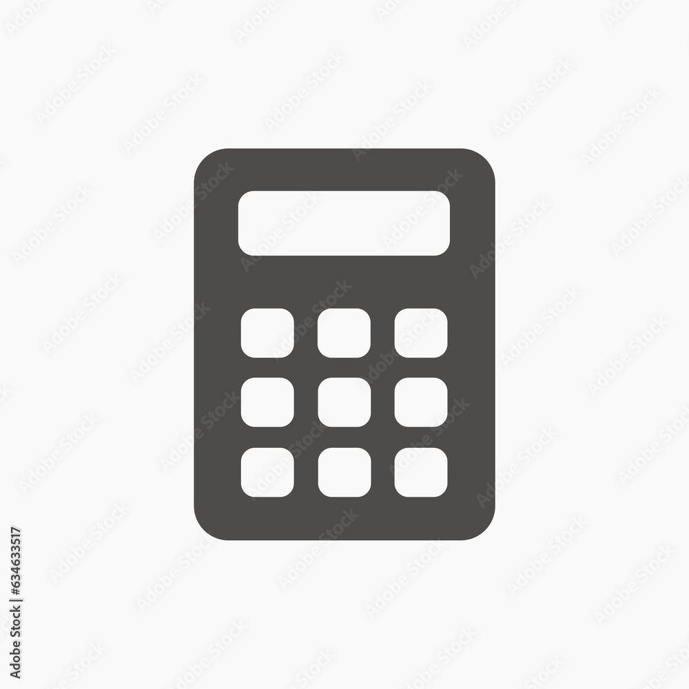 calculator, finance, count, math vector icon isolated calculator, finance, count, math vector icon isolated