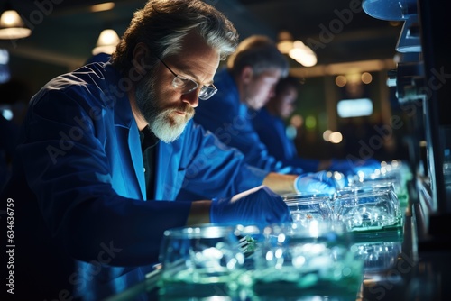 Scientist conducting experiments - stock photography concepts