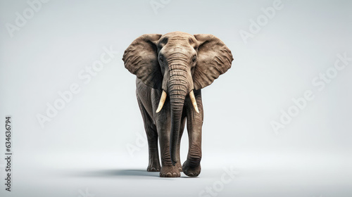 elephant on the isolated background © EmmaStock