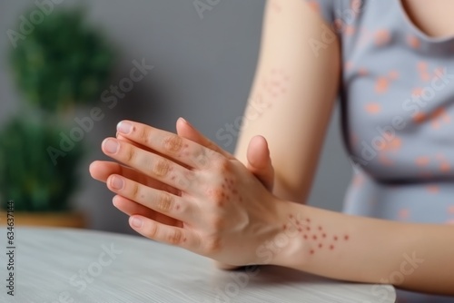 Hands allergy. Generate Ai