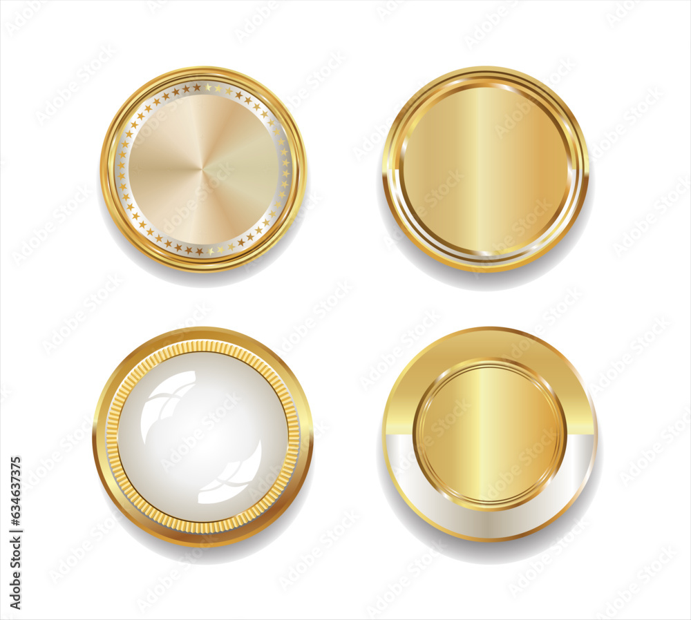 Luxury retro golden badges and labels collection Luxury retro golden badges and labels collection