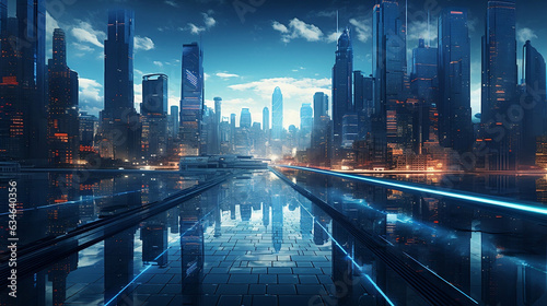 Futuristische stadt