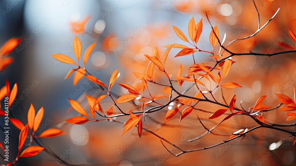 Fall Leaves, Autumn, Generative AI