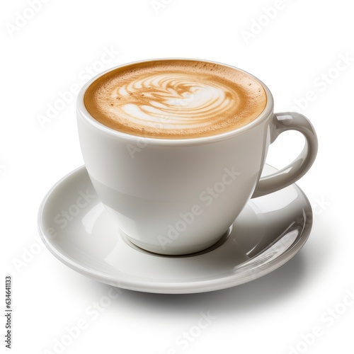 Coffee cup white background
