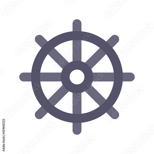 rudder flat icon