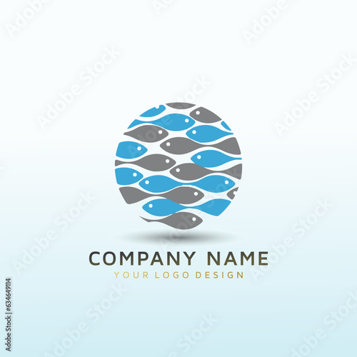 Marine Fisheries Consulting Business Needs Compelling Logo
