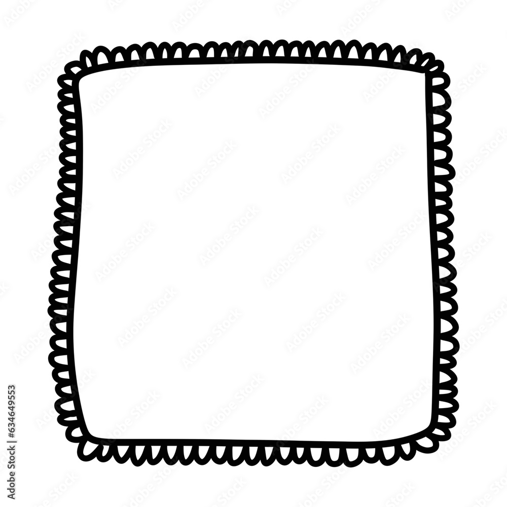 Doodle frame note cute Doodle frame note cute