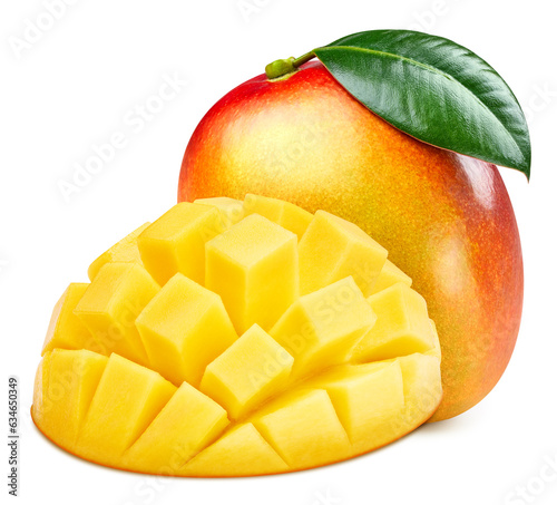 Mango isolated clipping path.