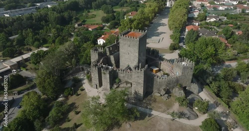 The Castle of Guimaraes in the municipality Guimaraes, Portugal photo