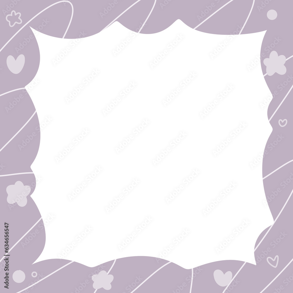 Cute bubble purple Frame minimal pastel illustration for text banner , baby shower , paper decoration , background ,wallpaper Cute bubble purple Frame minimal pastel illustration for text banner , baby shower , paper decoration , background ,wallpaper